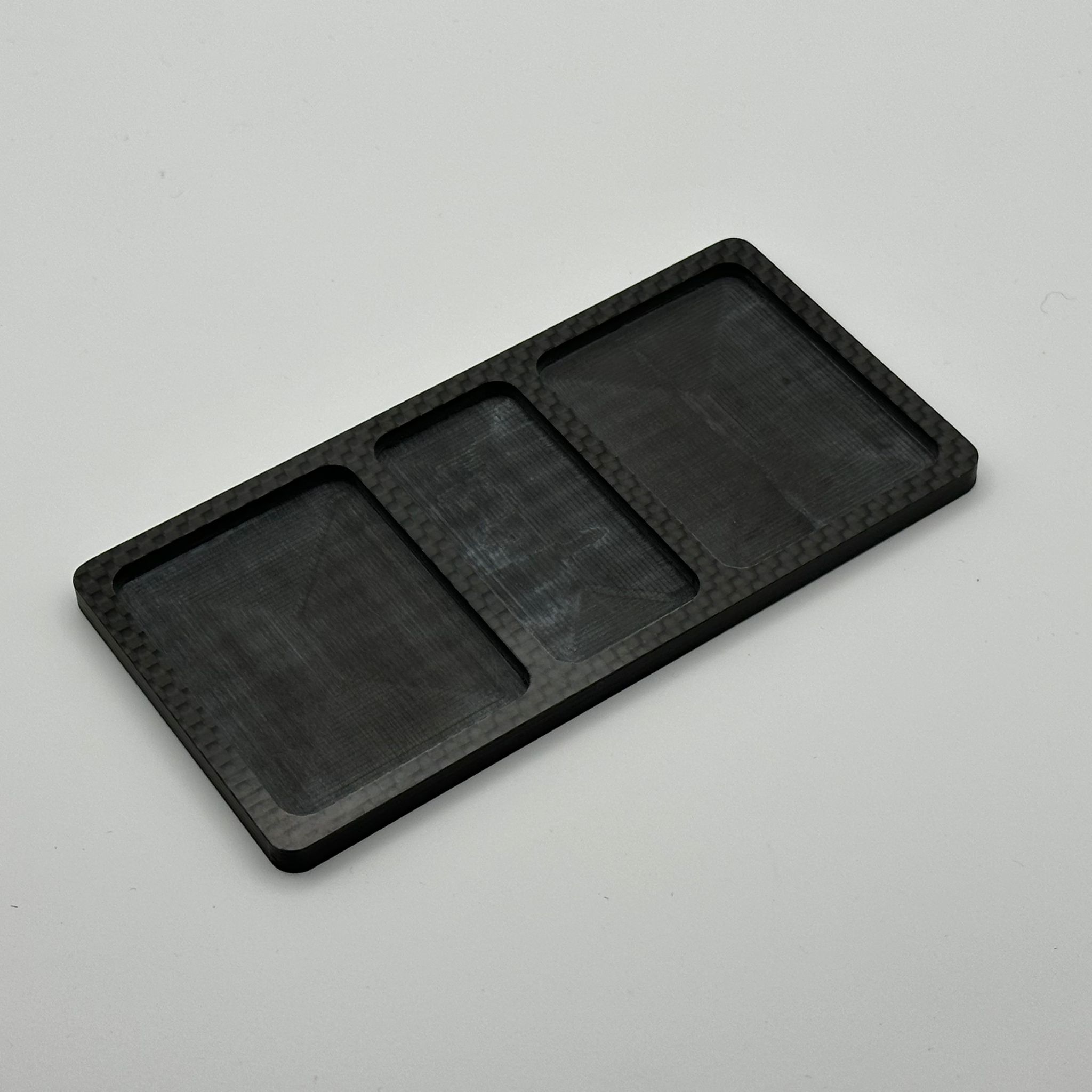 Parts Tray RC Carbon 12x6cm Minuteria Modellismo