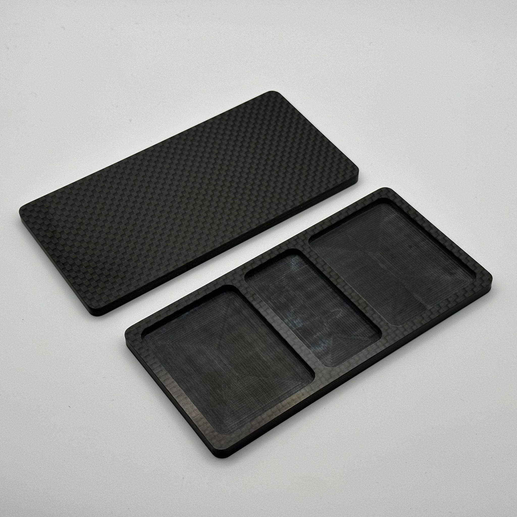 Parts Tray RC Carbon 12x6cm Minuteria Modellismo